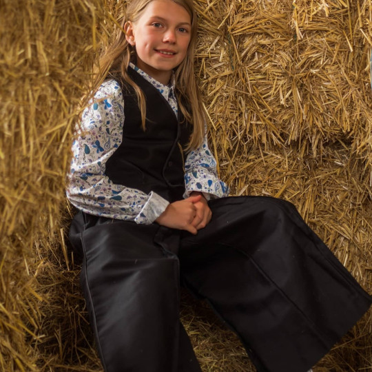Children's Camargue moleskin culotte skirt - Vincent et Mireille