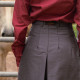Camargue stretch moleskin culotte skirt - Vincent et Mireille