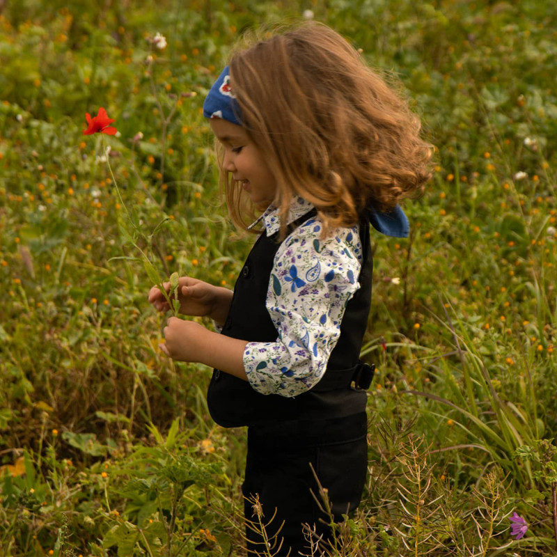 Children's Camargue moleskin waistcoat