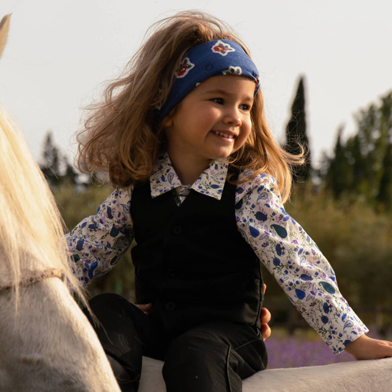 Children's Camargue moleskin waistcoat