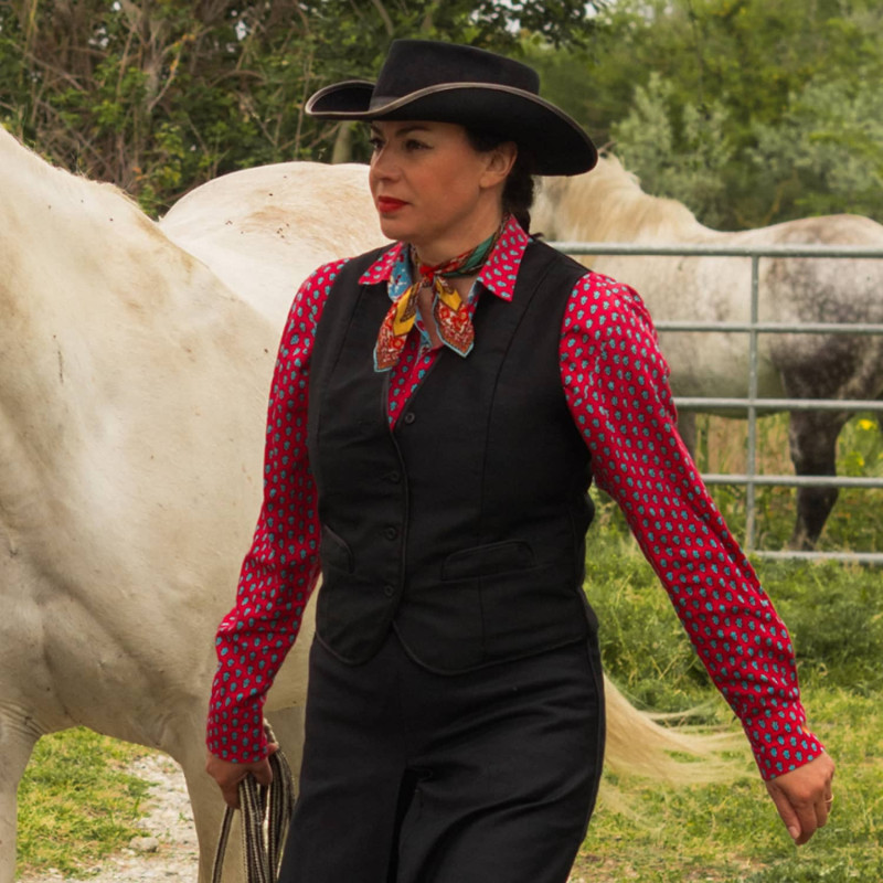 Women’s Camargue moleskin waistcoat