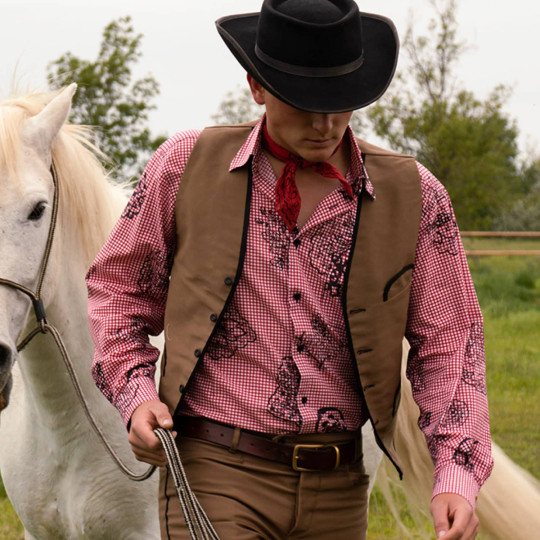Men’s Camargue moleskin waistcoat - Vincent et Mireille