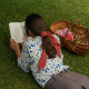 Gardian scarf "Cigales" motif - Vincent et Mireille