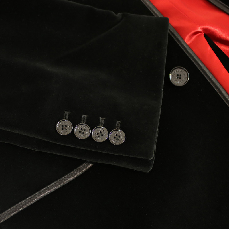 Gardian jacket in palatine velvet