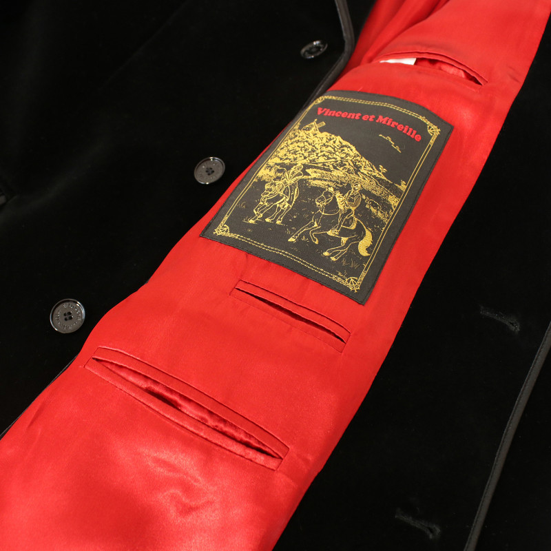 Gardian jacket in palatine velvet