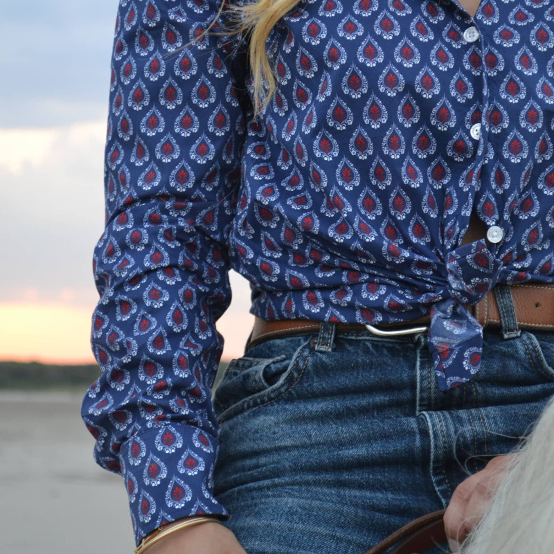 Chemise de gardian femme Rizière Florale