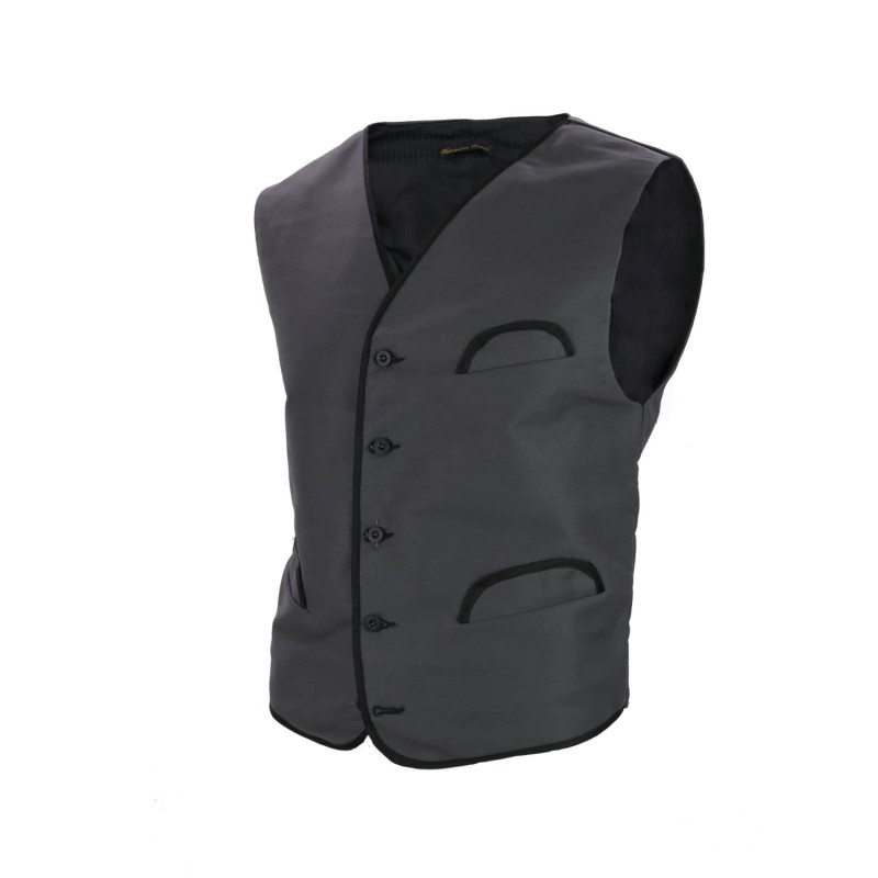 Men’s Camargue moleskin waistcoat