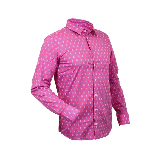Children’s Camargue shirt "Rizière Florale" - Vincent et Mireille