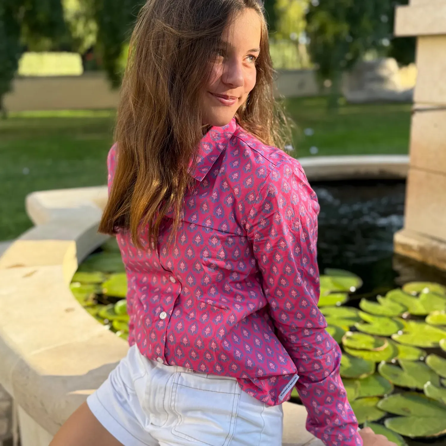 Chemise de gardian enfant Rizière Florale