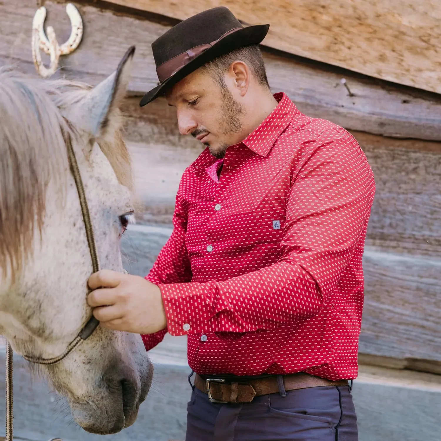 Men’s Camargue shirt "Damisèla"