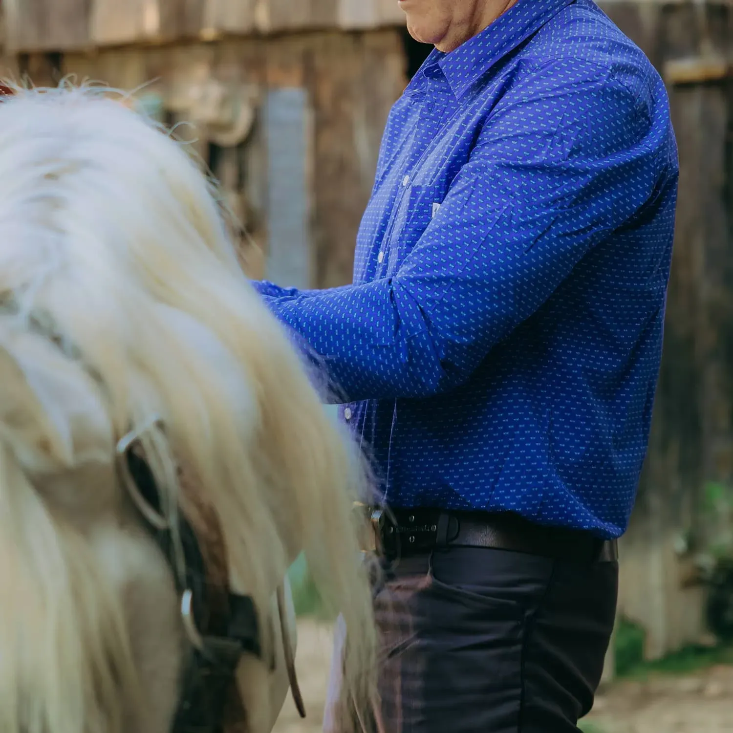 Men’s Camargue shirt "Damisèla"