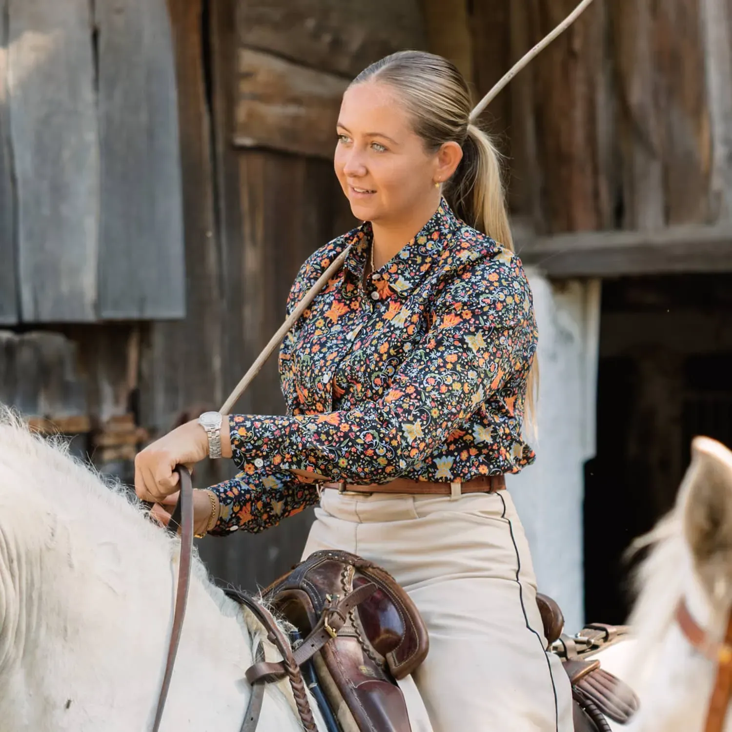 Women’s Camargue shirt "Arabesco"