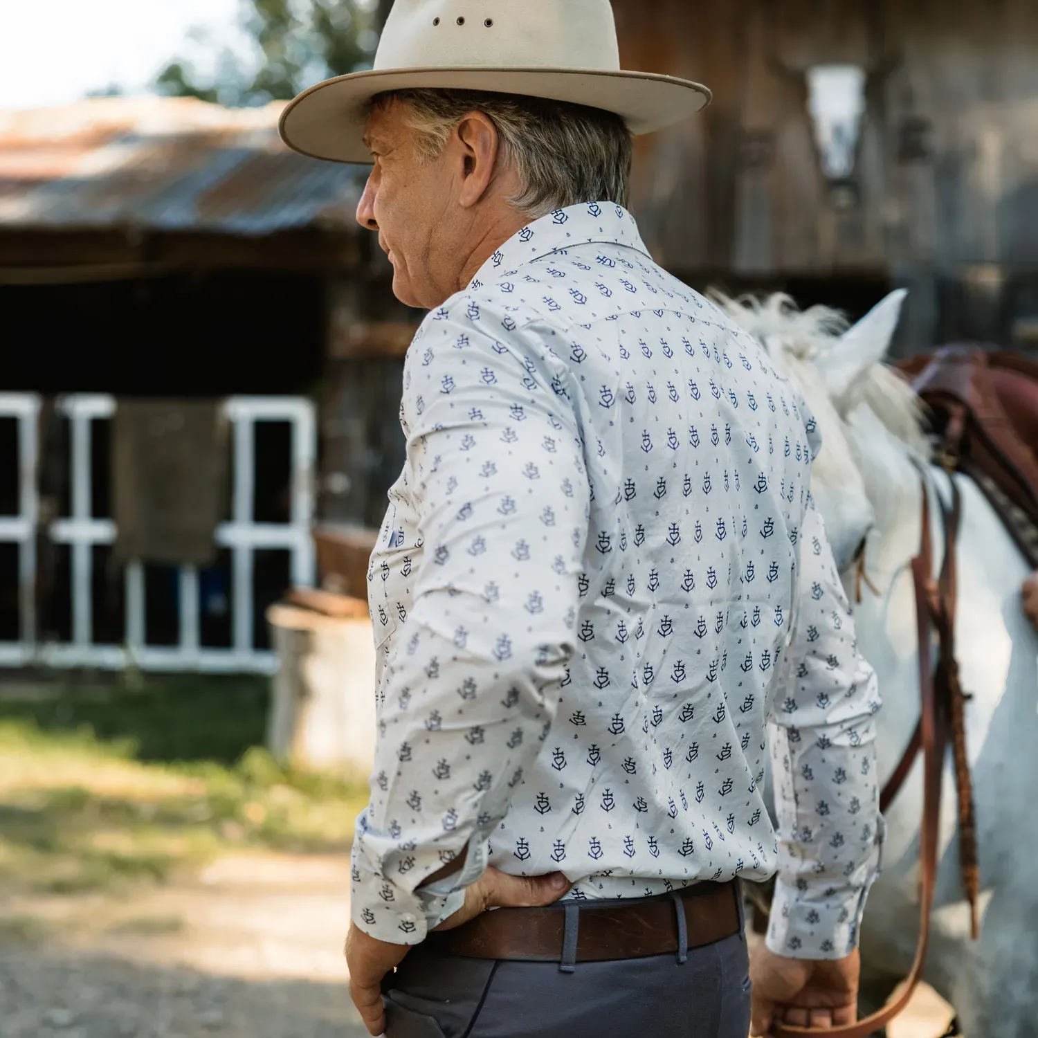 Men’s Camargue shirt "Croix Camarguaise"