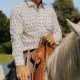 Men’s gardian shirt "Croix Camarguaise" - Vincent et Mireille