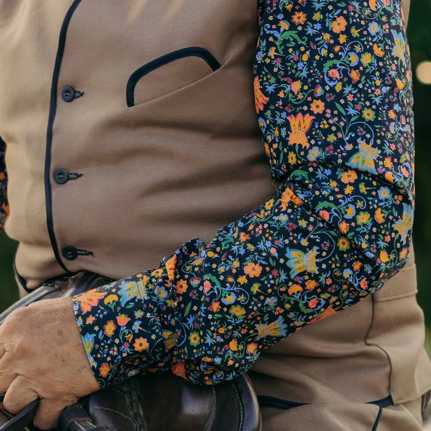 Men’s Camargue shirt "Arabesco"