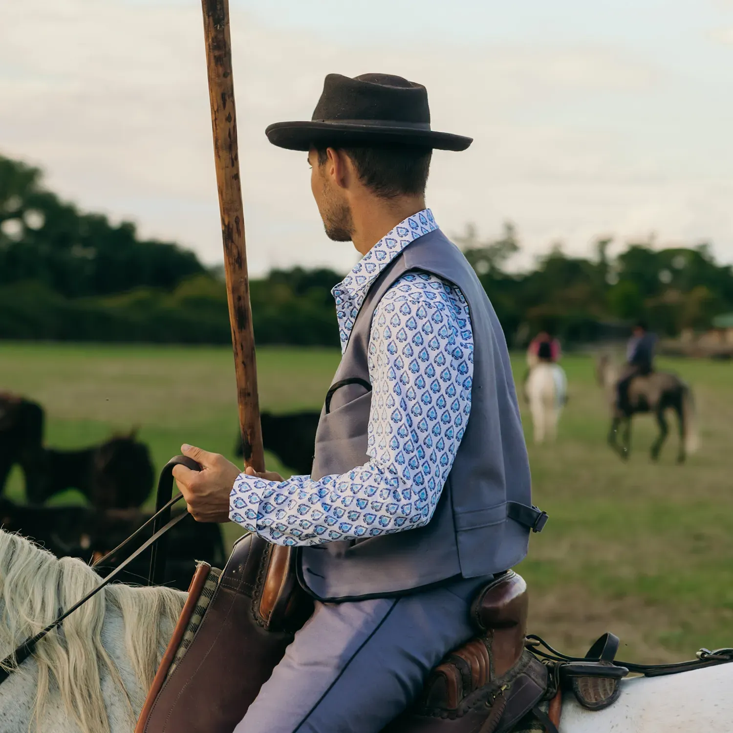 Chemise de gardian homme Rizière Florale