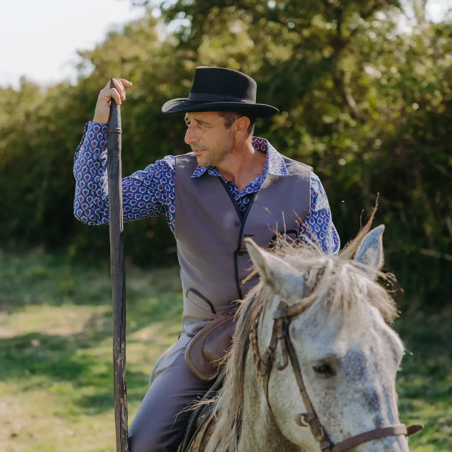 Chemise de gardian homme Rizière Florale