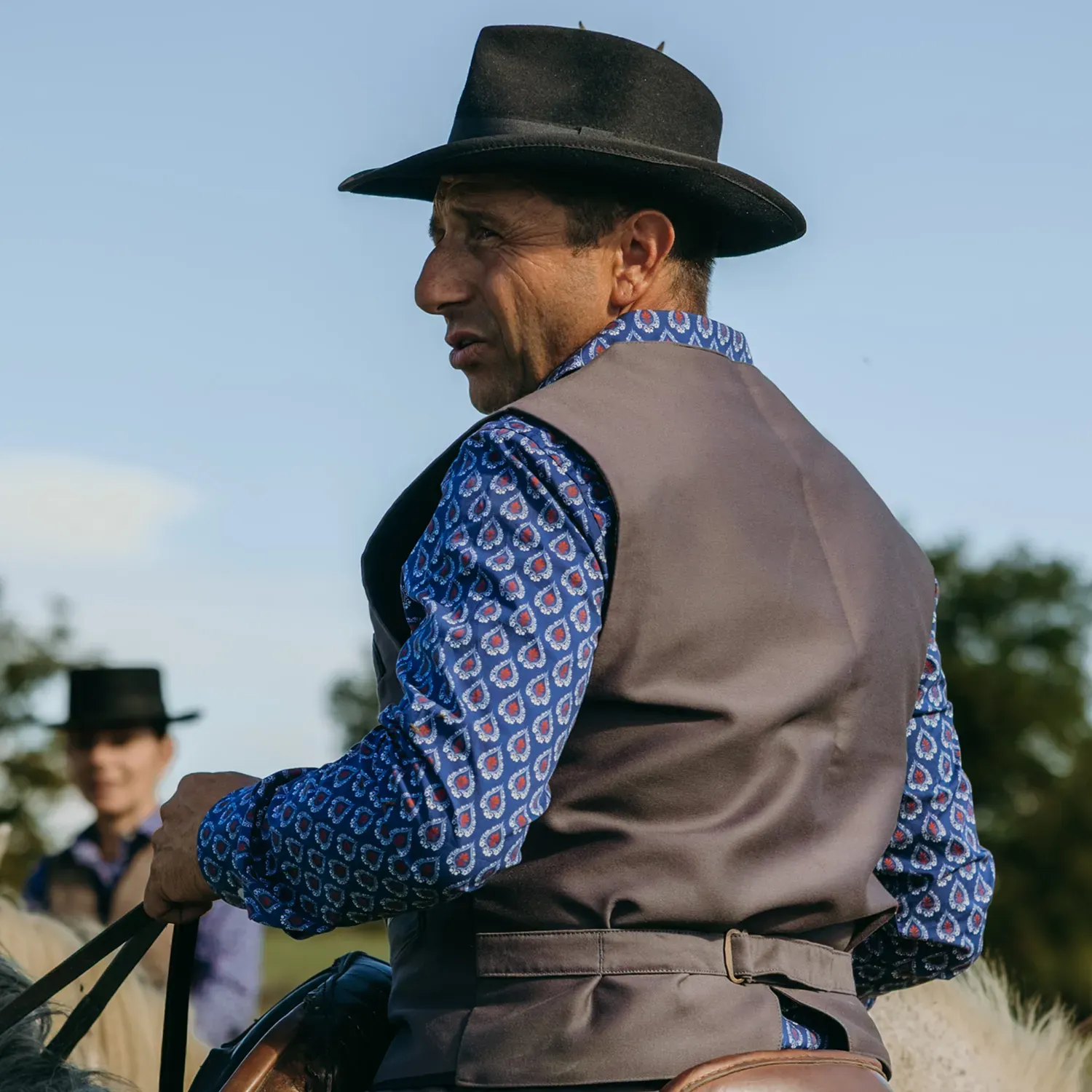 Men’s Camargue shirt "Rizière Florale"