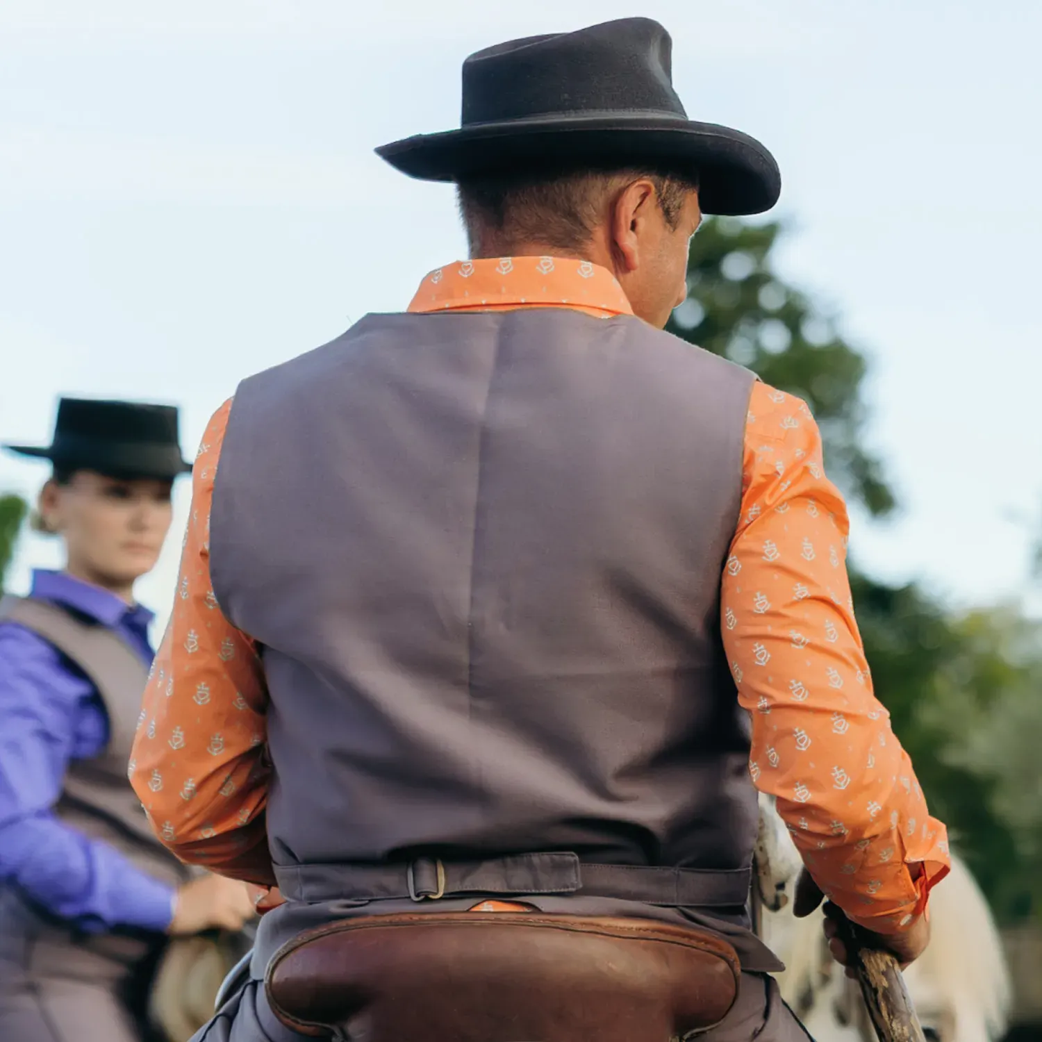 Chemise de gardian homme Croix Camarguaise