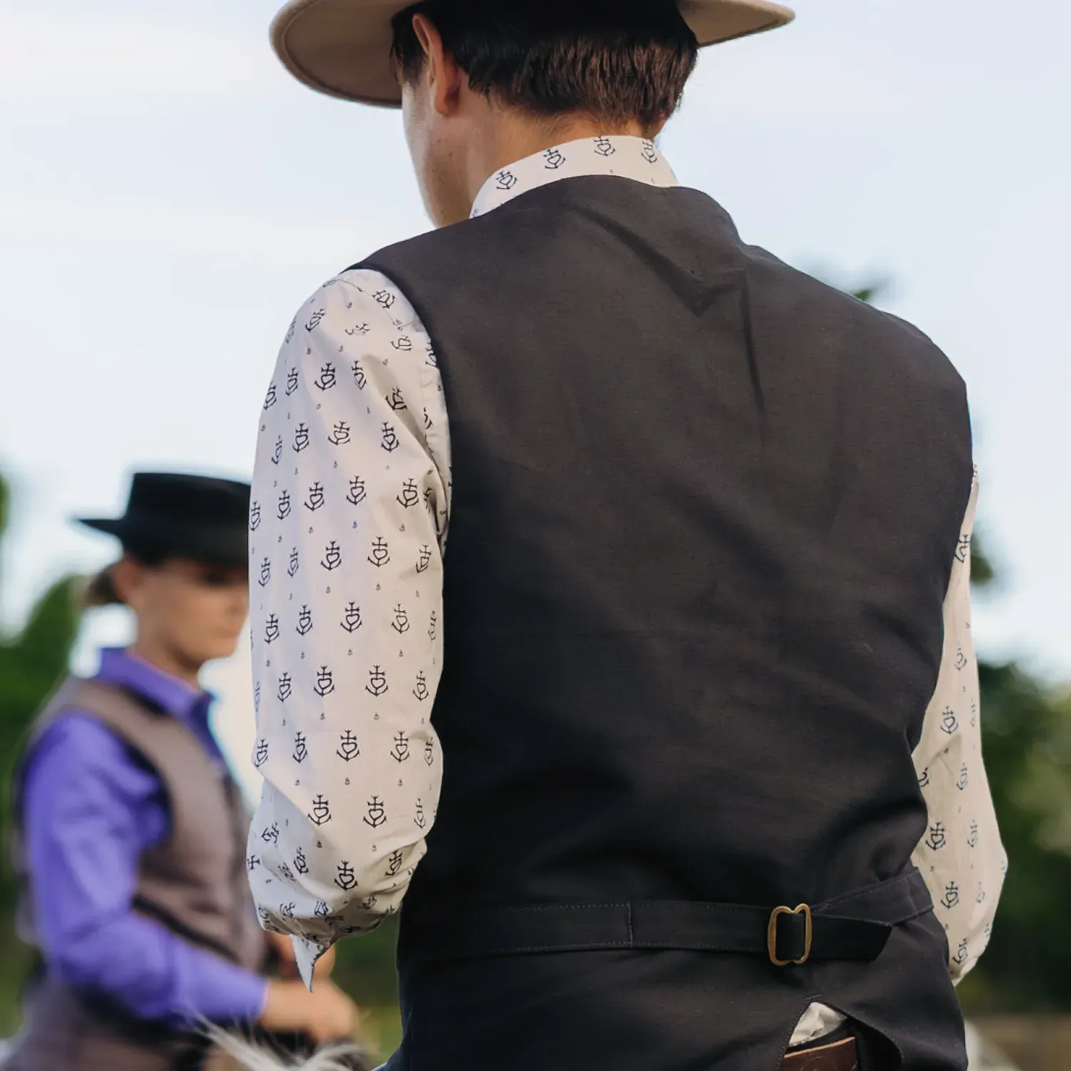 Chemise de gardian homme Croix Camarguaise