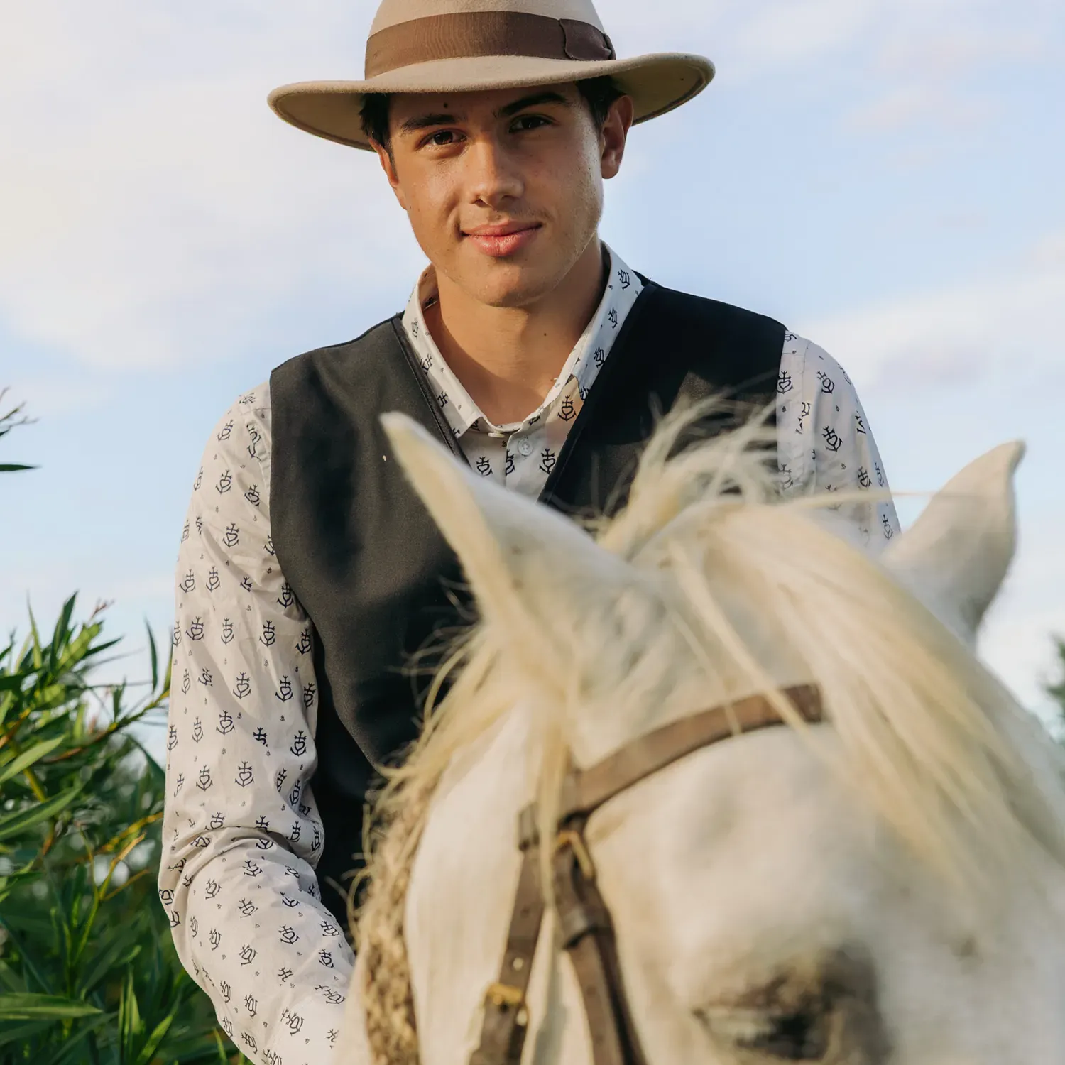 Men’s Camargue shirt "Croix Camarguaise"