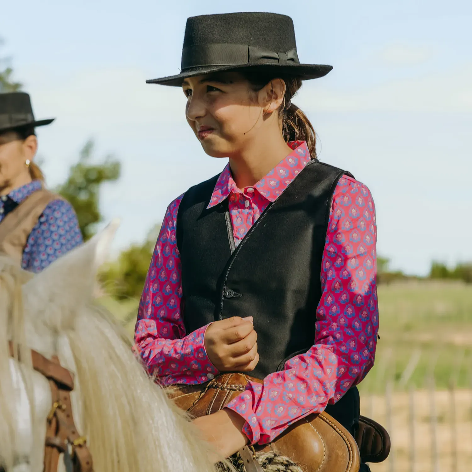 Children’s Camargue shirt "Rizière Florale"