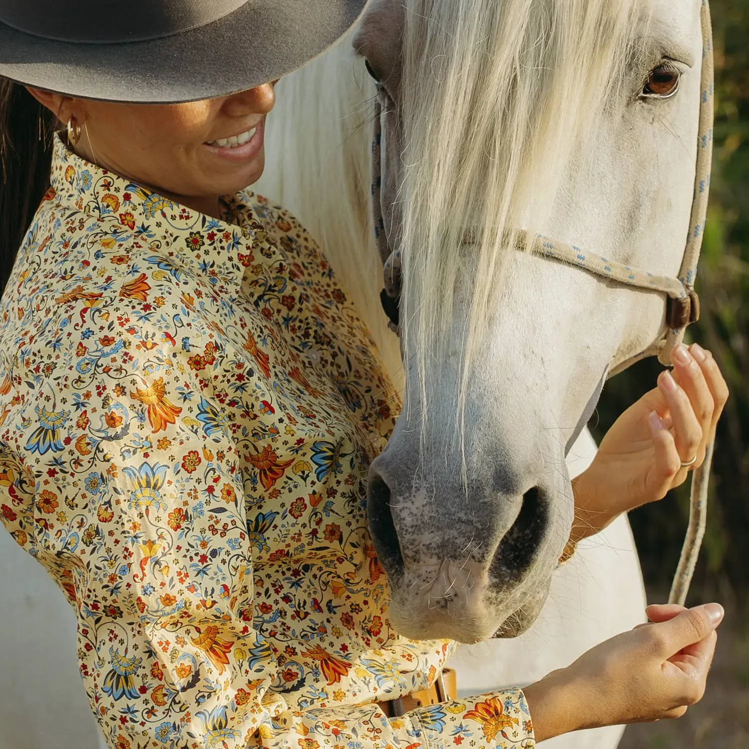 Women’s Camargue shirt "Arabesco"
