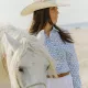 Women’s Camargue shirt "Rizière Florale" - Vincent et Mireille