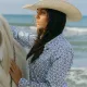 Women’s Camargue shirt "Rizière Florale" - Vincent et Mireille