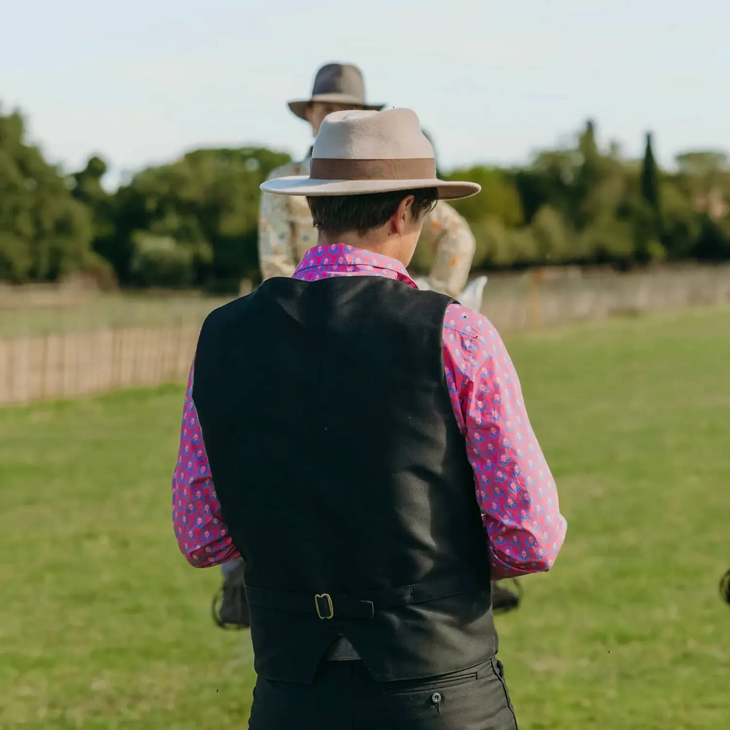 Men’s Camargue shirt "Rizière Florale"
