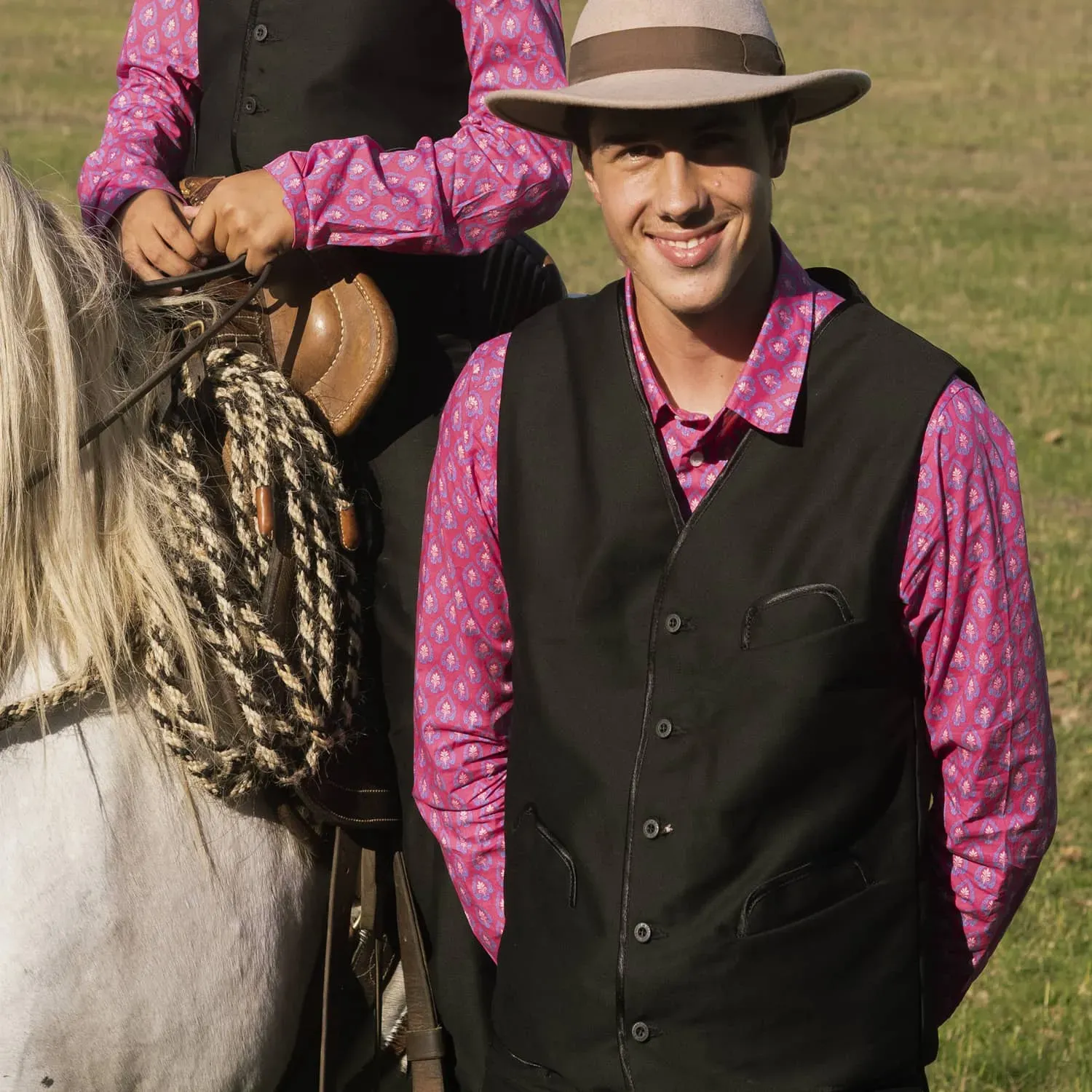 Men’s Camargue shirt "Rizière Florale"