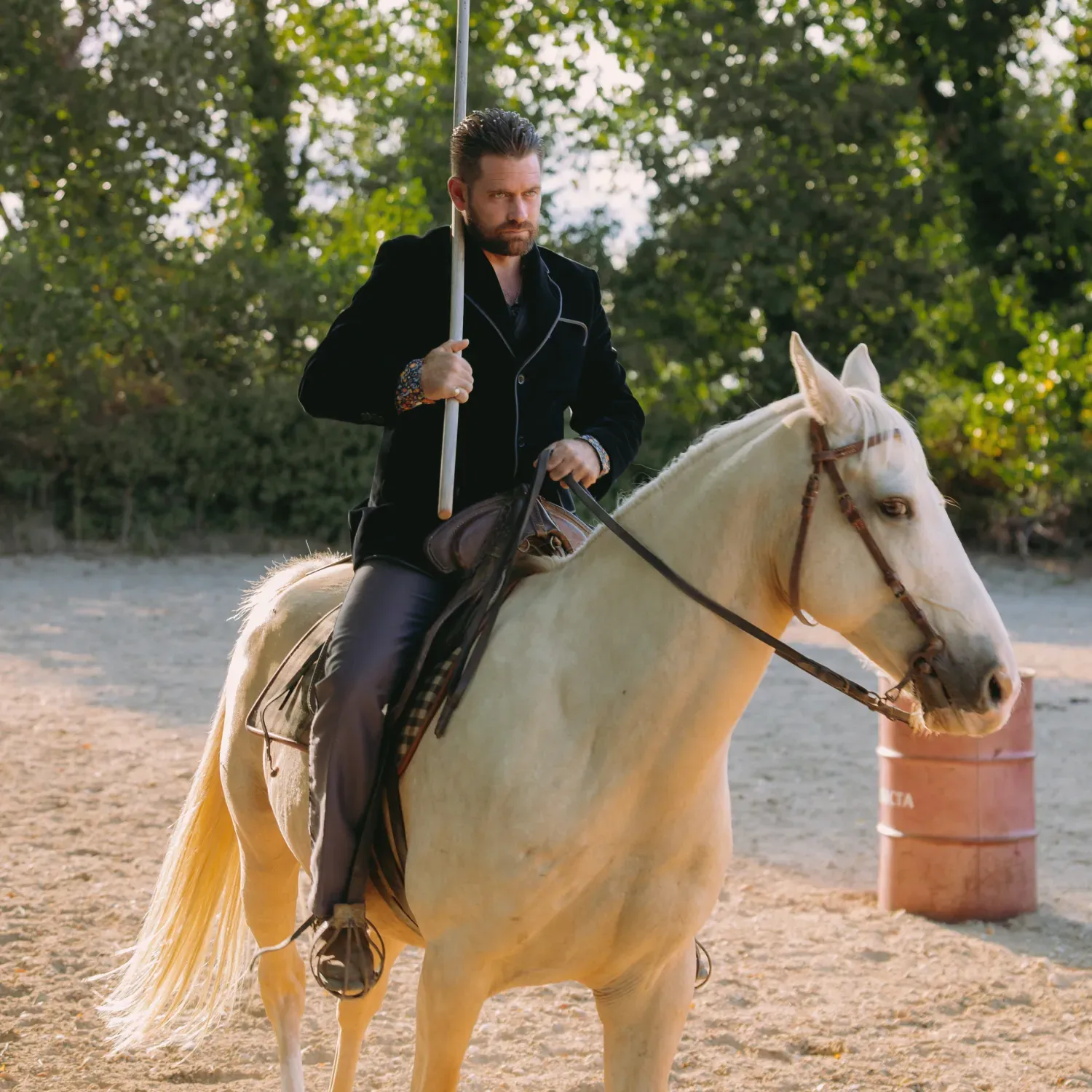 Traditional palatine velvet Camargue jacket