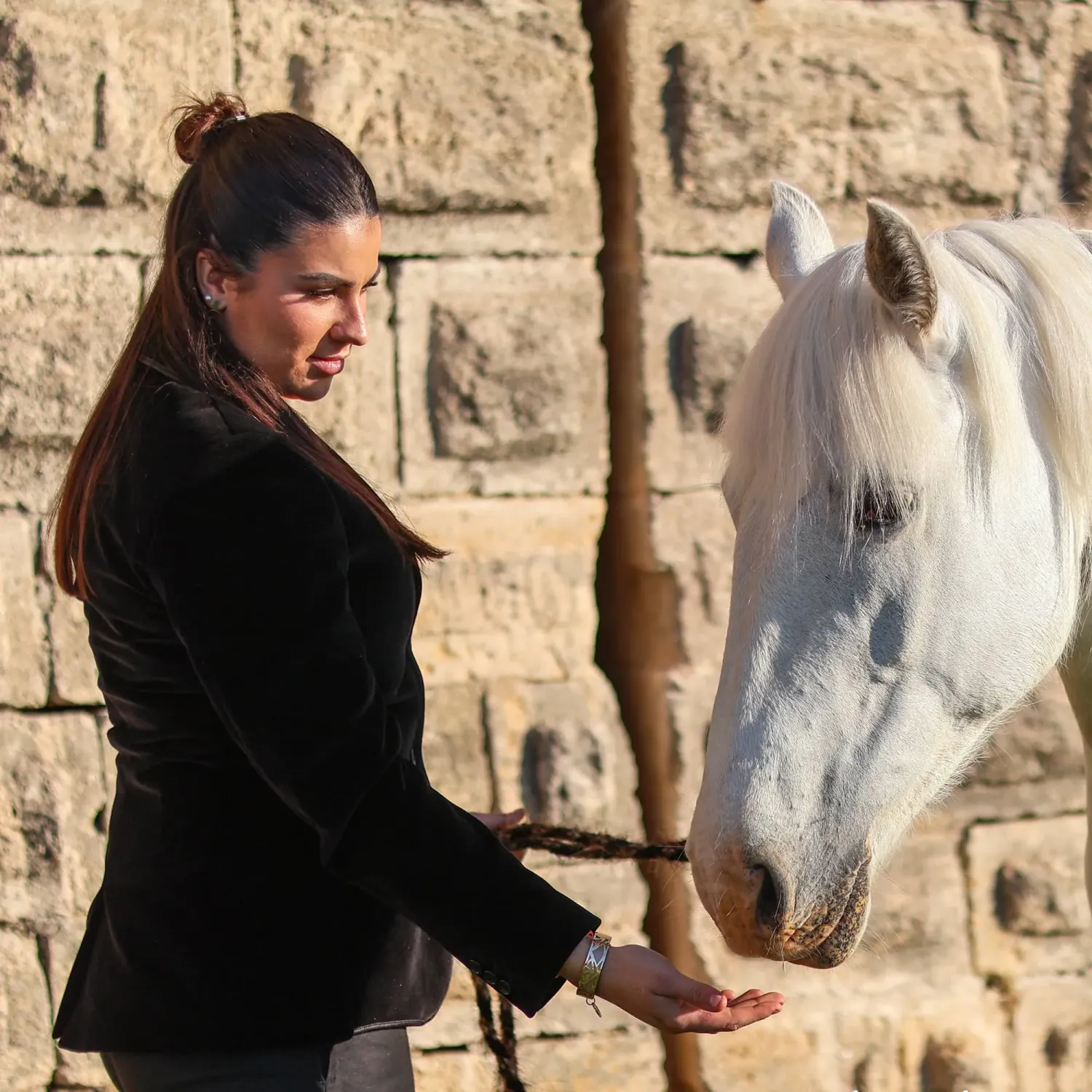 Veste de gardian femme en velours palatine