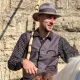 Men’s Gardian cotton voile shirt "polka dot" - Vincent et Mireille