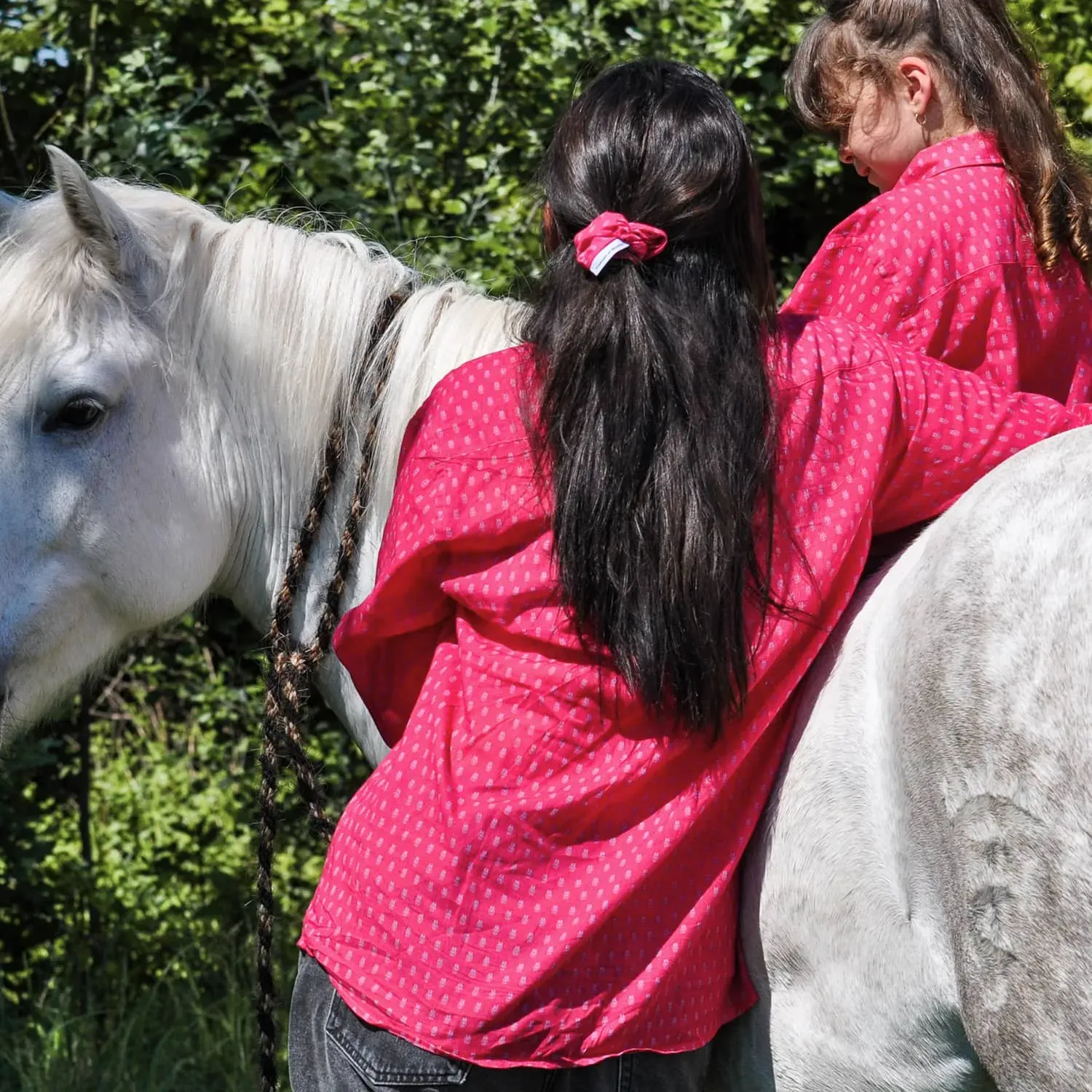 Chouchou gardian en voile de coton Cigales