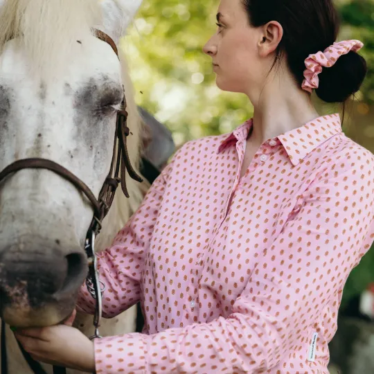 Chemise camarguaise femme voile de coton Cigales - Vincent et Mireille