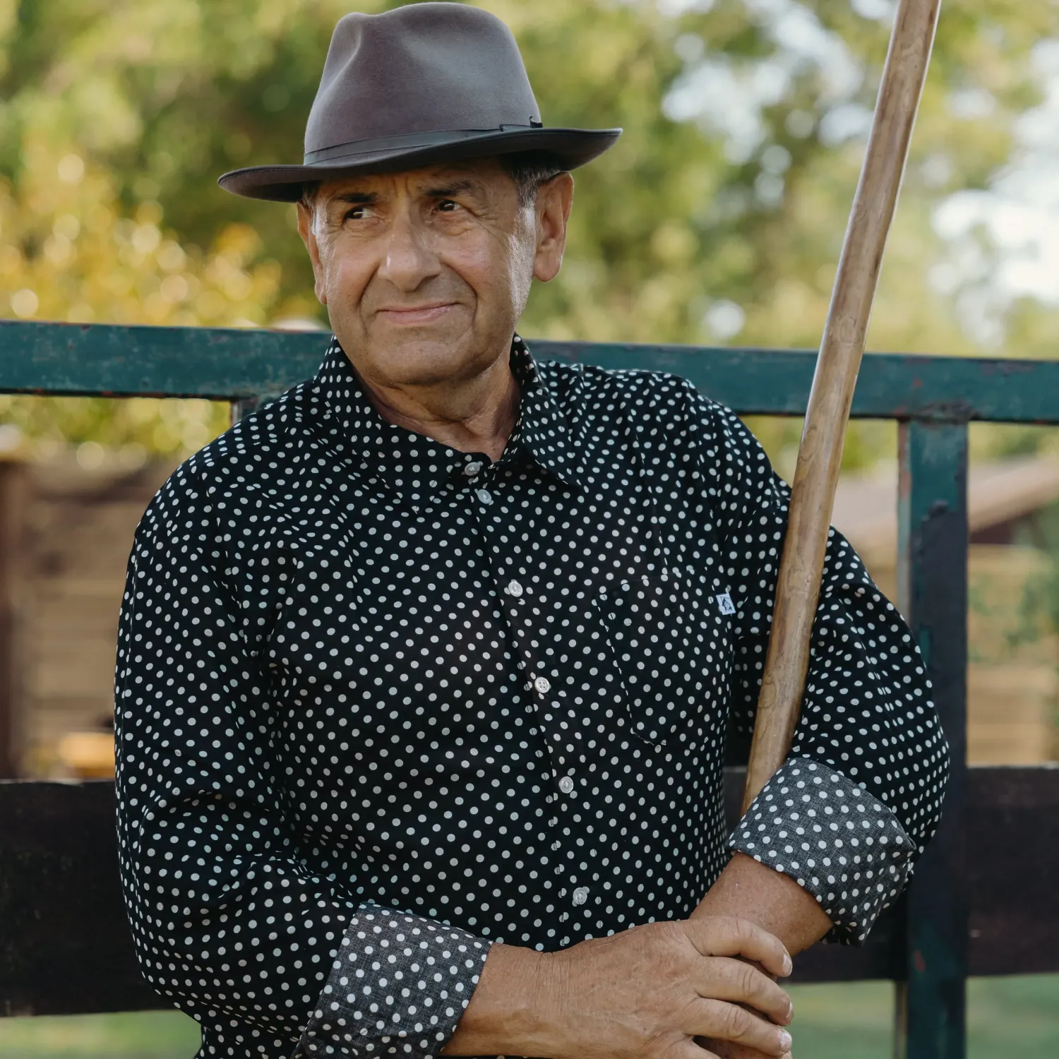Men’s Gardian cotton voile shirt "polka dot" - Vincent et Mireille