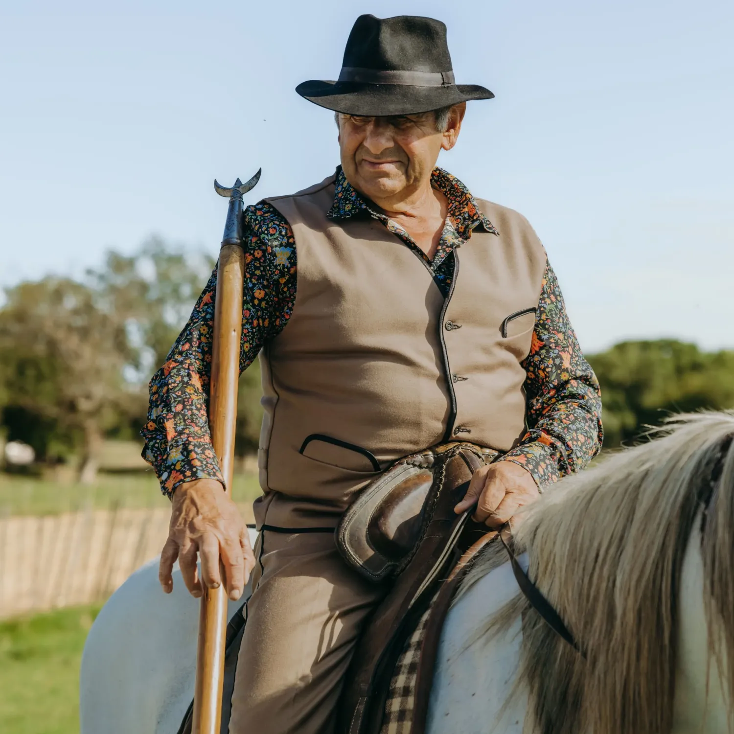 Men’s Camargue moleskin waistcoat