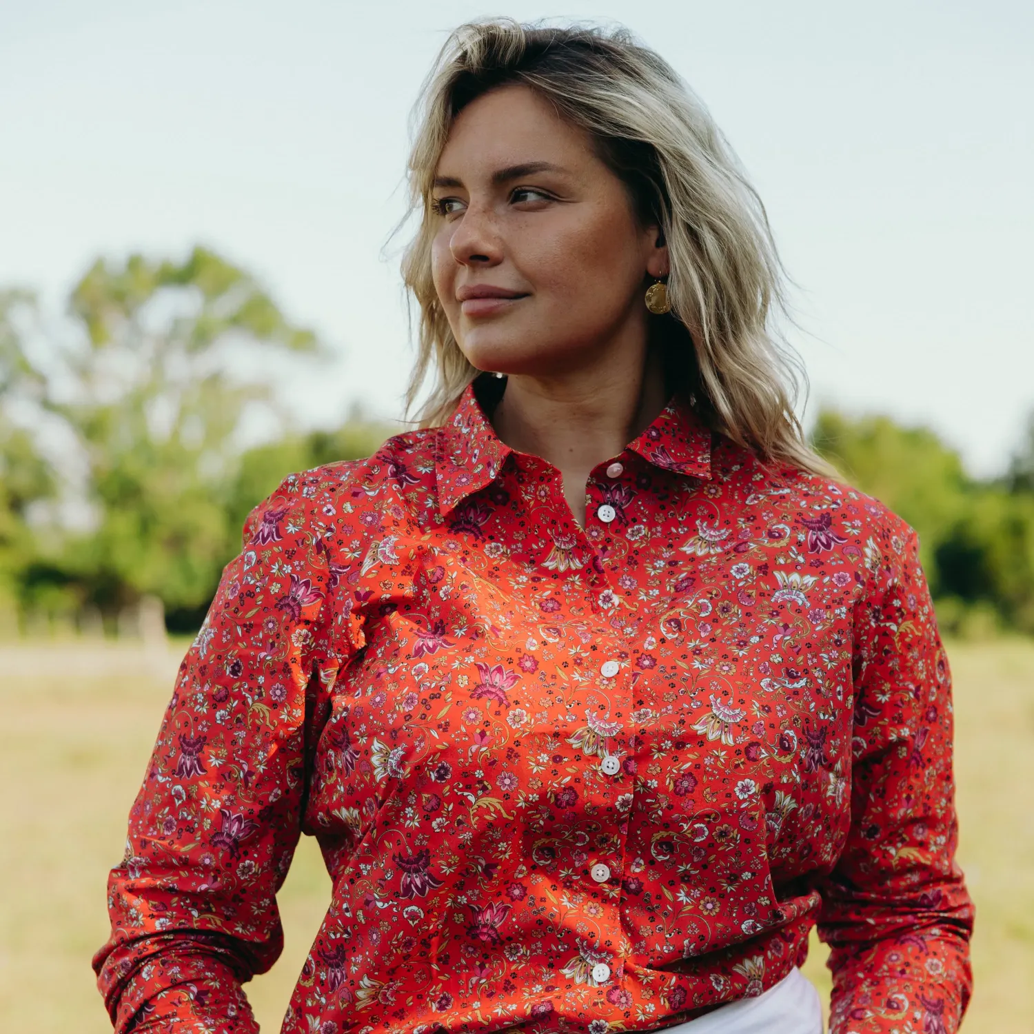 Women’s Camargue shirt "Arabesco"