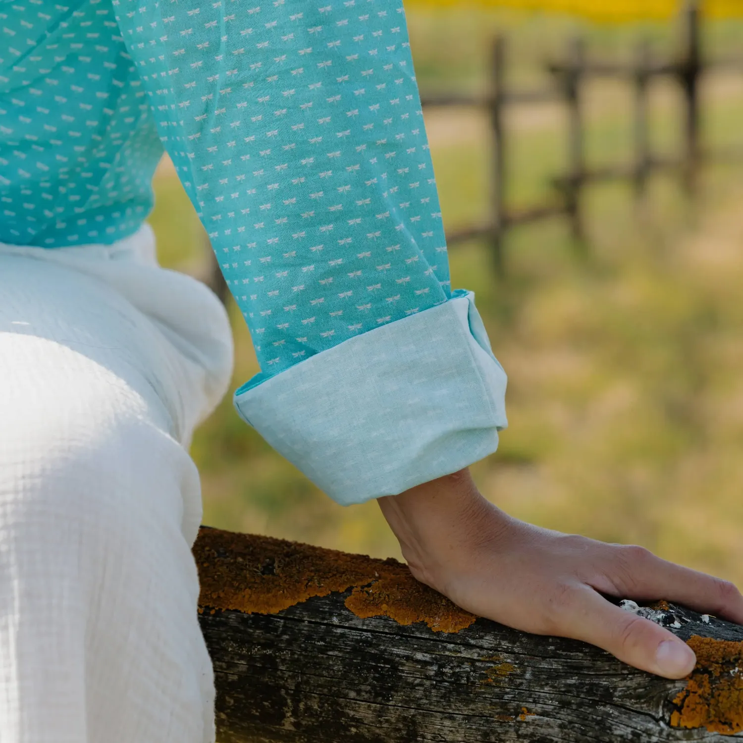 Chemise de gardian femme en voile de coton Damisèla