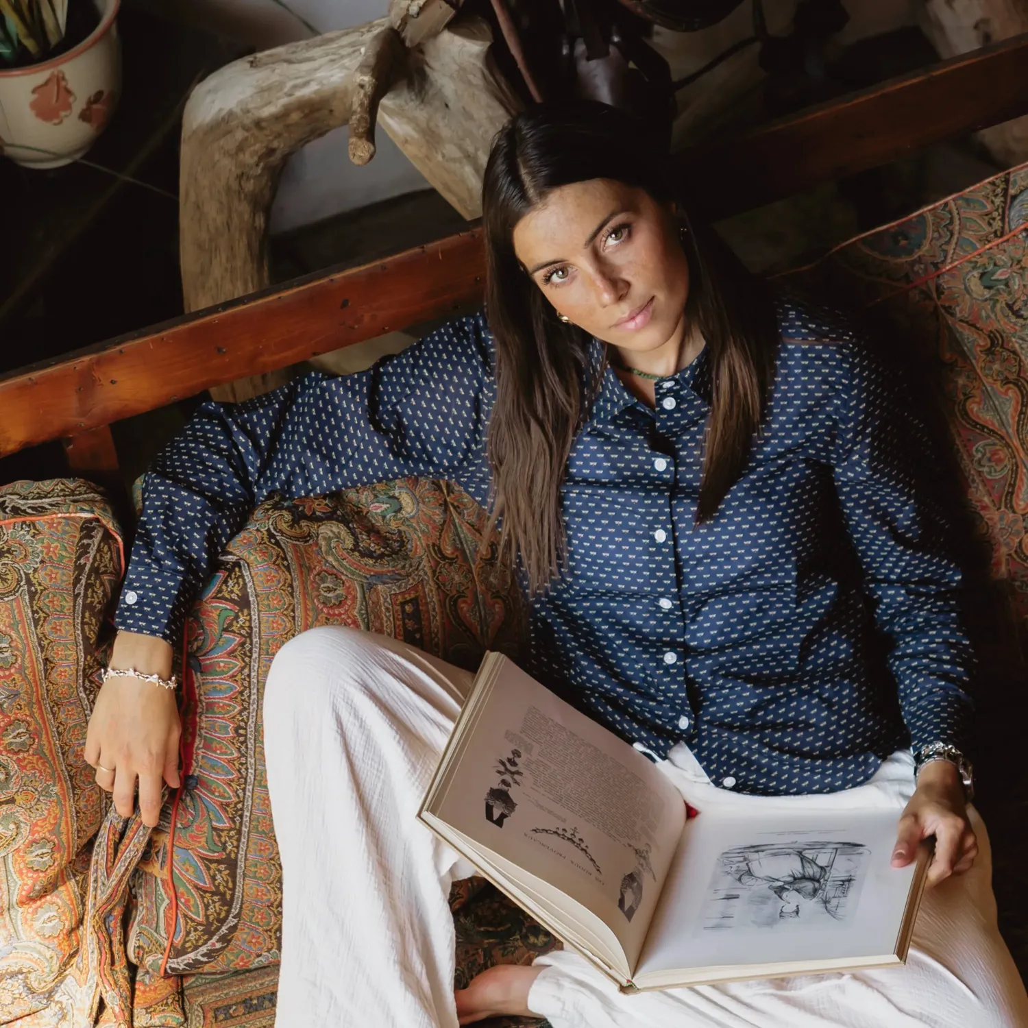 Women's Camargue shirt "Damisèla" - Vincent et Mireille
