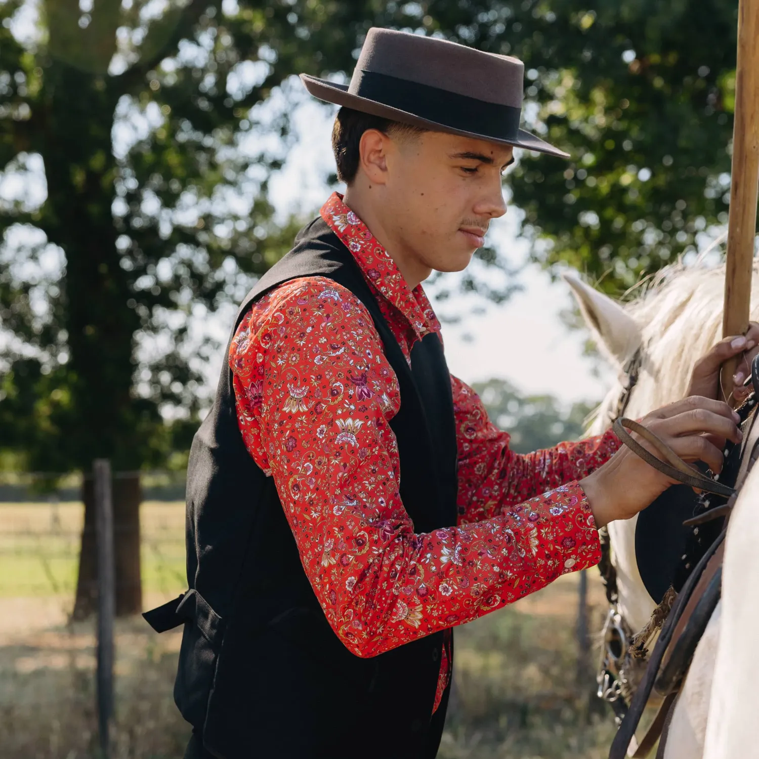 Men’s Camargue shirt "Arabesco"