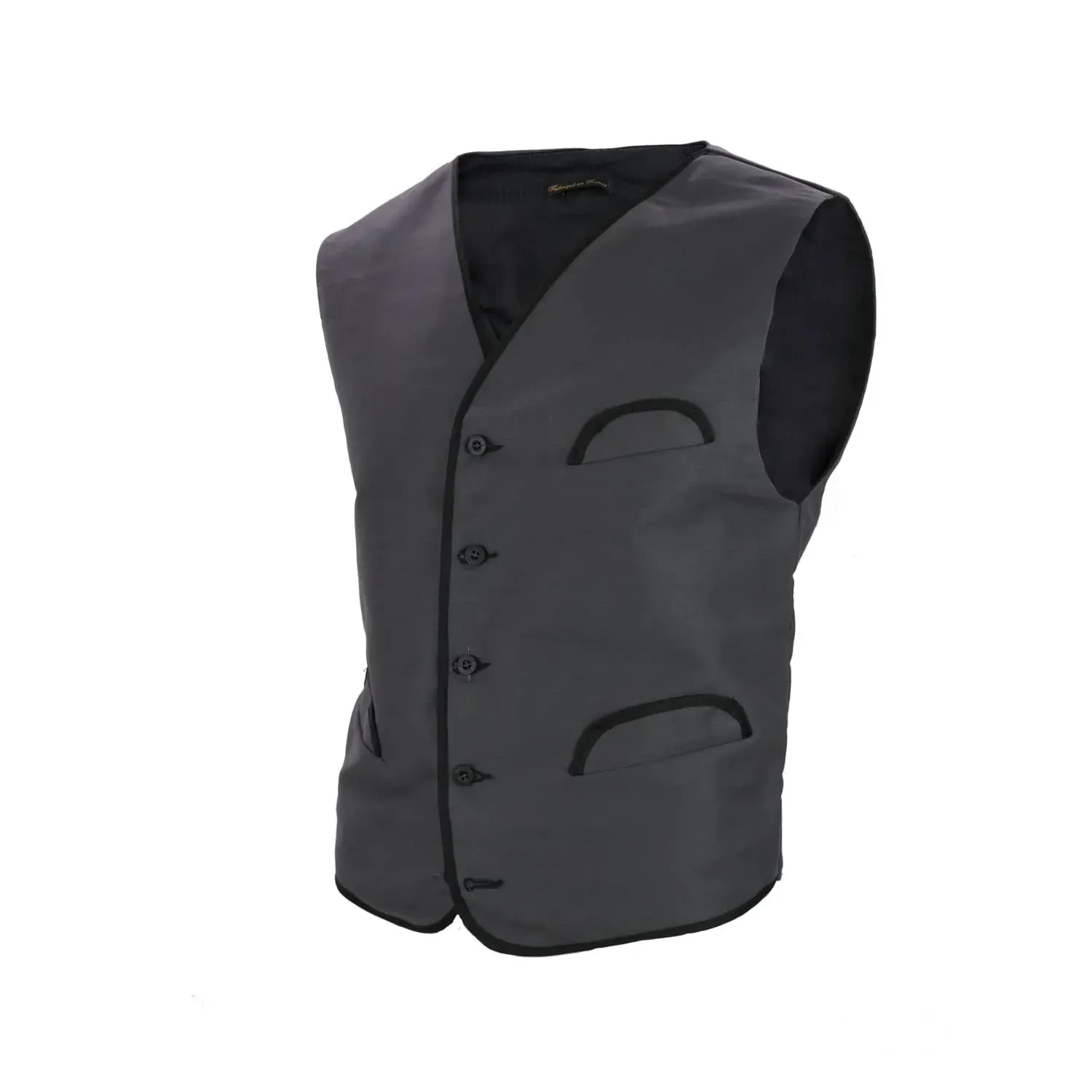 Men’s stretch Camargue moleskin waistcoat