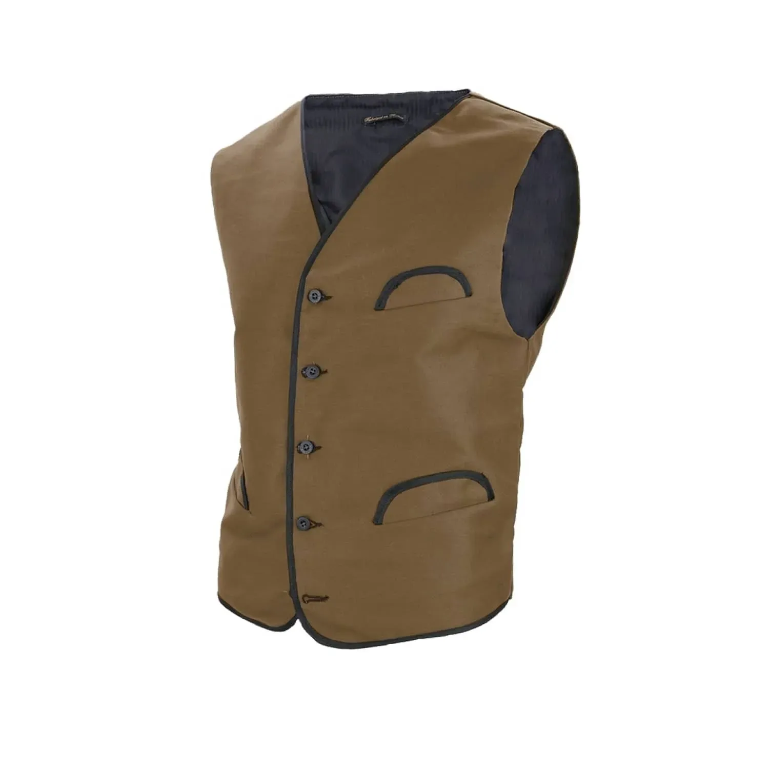Men’s stretch Camargue moleskin waistcoat