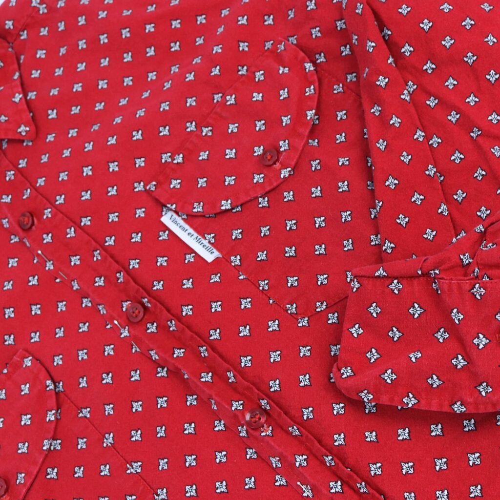 chemise camarguaise rouge